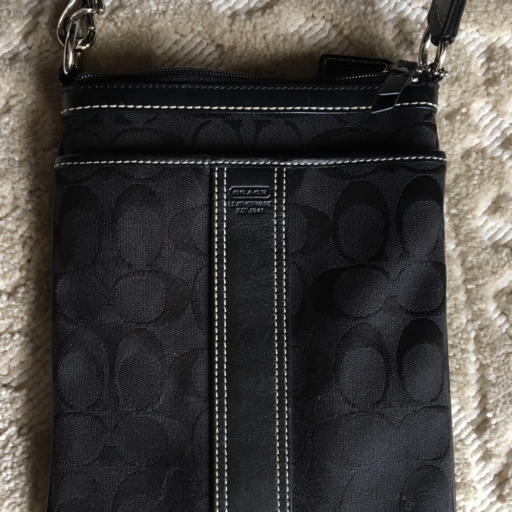 Coach signature crossbody